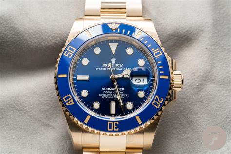 The New Rolex Submariner Date In Gold Reference 126618LB